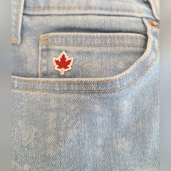 Vintage Signature Levi Straus Pattern Jeans Women Blue Denim 37X34 - Picture 8 of 10